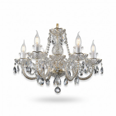 Kroonluchter lampenkap kristal klassieke verlichting lampen