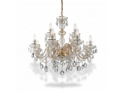 Klassieke plafond kroonluchter lamp Bohemia verlichting kristal nieuw