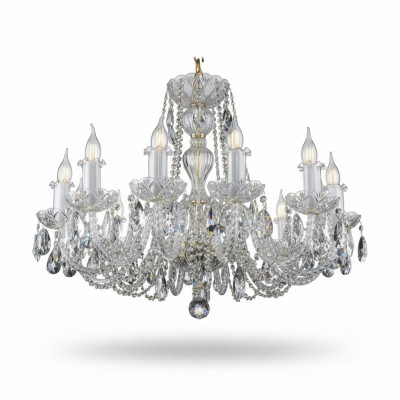 Kroon kaarsenstandaard lamp plafondlamp kristallen lamp verlichting Bohemen lamp