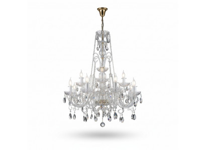 Klassieke plafondkroonluchter lamp verlichting kristal nieuw Boheems armatuur.