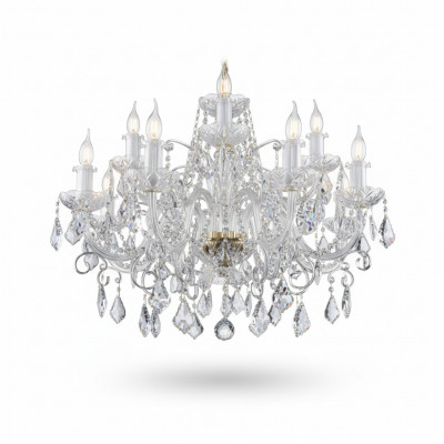 Klassieke plafondlamp met kristalverlichting Nieuwe Boheemse lamp kroonluchter