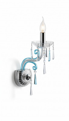 Wandlamp Bohemia kroonluchter antieke stijl wandlamp verlichting blauw