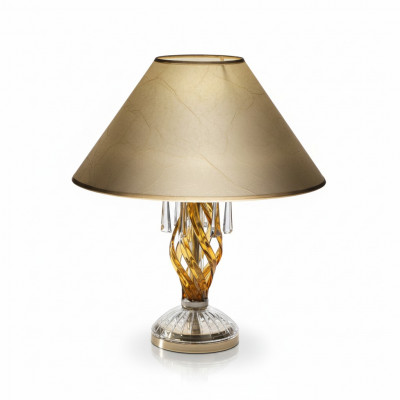 Kristallen bureau lamp tafel Elite Bohemen voet nachtkastje nieuw