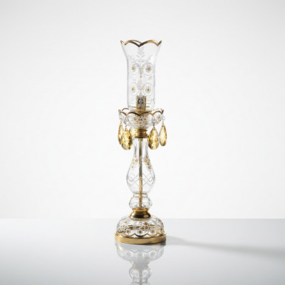 Tafellamp Tafellamp Kroonluchter Kristal Antiek Stijl Lamp Lampen Lampen