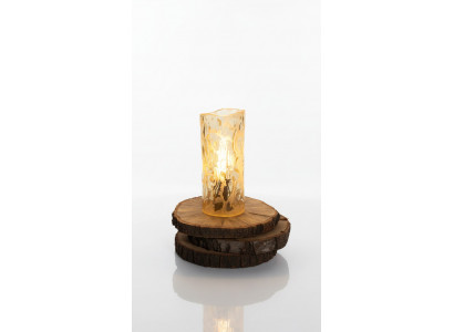 Kristallen nachtkastlamp, tafellamp, lamp, licht, tafel, Bohemen, bureau.