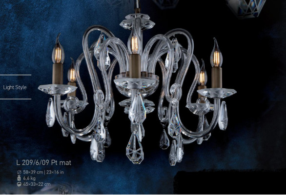 Kristallen kroonluchter hanglamp plafondlamp Bohemen van lamp.