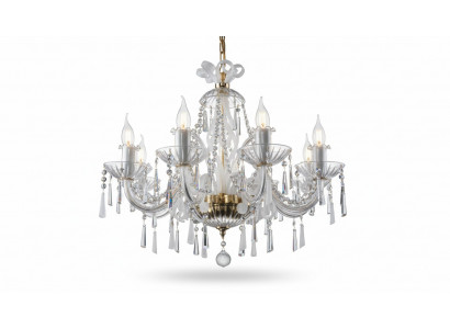 Kristallen kroonluchter, hanglampen, licht plafondlamp, Bohemen.