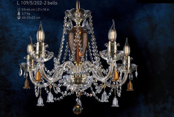 Kristallen kroonluchter hanglamp plafondlamp Boheemse lamp