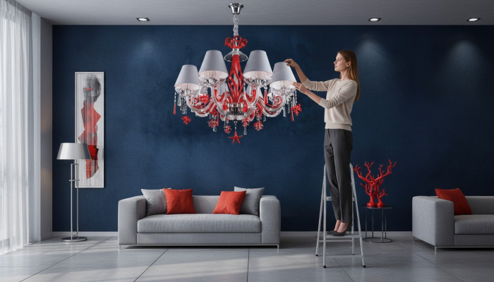 Kroonluchter Lamp Kristal Hanglampen Lamp Bohemen Plafondlamp