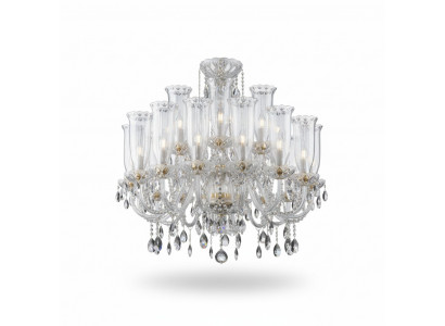 XXL Lamp 24x kroonluchter Palace Villa D'Este Lights Crystal lamp kroonluchter  XXL Lamp 24x kroonluchter Palace Villa D'Este Lampen Kristallen kroonluchter