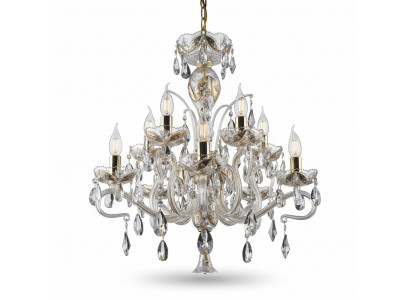 Kristallen kroonluchter plafondlamp plafondverlichting Elite Bohemen.