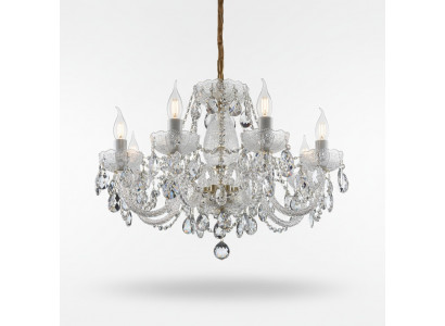 XXL Lamp 8x Lampen Kroonluchter Paleis Villa Verlichting Lamp Kristallen Luster