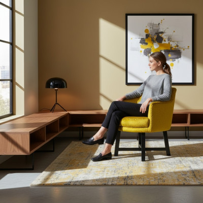 Ontwerpstoelen Chesterfield bankstoel Stoffen bekleding hotelgroep 2xSet Nieuw