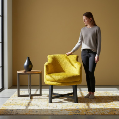 Tafel Set Groep Stoelen Hotel Bekleding Set 6x Groepen Textiel Fauteuil Leuning Nieuw