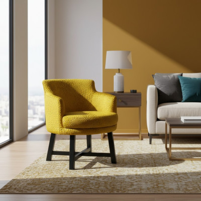 Tafel Set Groep Stoelen Hotel Bekleding Set 6x Groepen Textiel Fauteuil Leuning Nieuw