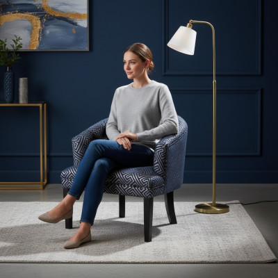 Stel 10x Designstoel Leer Armstoel Beklede Stoelen Horeca Eetkamer Hout