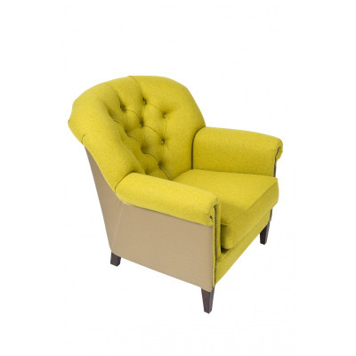 Ohrensessel Stoel TV-stoel Gestoffeerde bank Eenzitter Relax Chesterfield