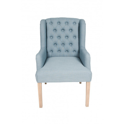 Chesterfield lichtblauwe stoelen stijlvolle fauteuils hotelmeubilair gestoffeerde stoel set van 6