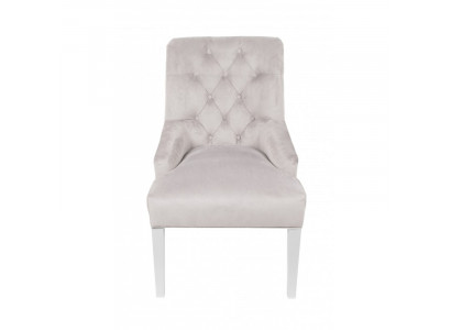 Chesterfield stoelen met knokkelzit. Elegante bekleding. Hotel designstoel. 2x set.