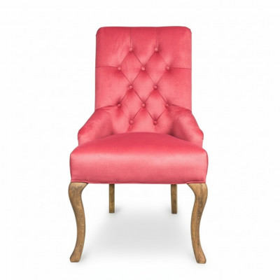 Rode Chesterfield stoelen Exclusieve stoelenset Eetkamerset Groep x4 fauteuils