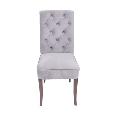 Grijze Chesterfield stoelgroep Designer zitmeubelset x4-stoelenset
