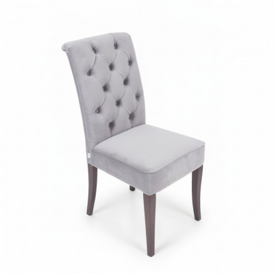 Grijze Chesterfield stoelgroep Designer zitmeubelset x4-stoelenset