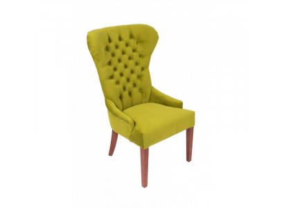 Klassieke Chesterfield Groene Stoel Fauteuil Bekleding Textiel Leunstoel Stoelen Stof