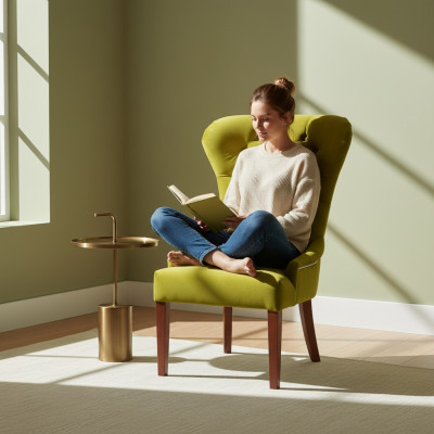 Koninklijke Groene Chesterfield stoelen voor hotelinrichting, zitstoelen met zes zitplaatsen.
