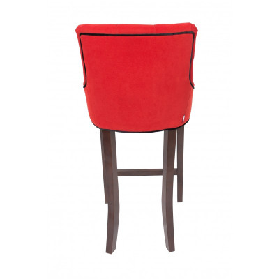 Bar kruk Chesterfield Hotel stoelen set stoel textiel bekledingsgroep 6xSet.