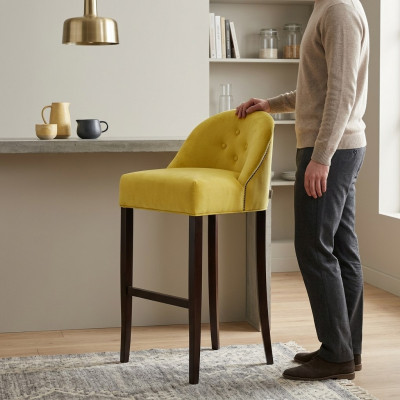 Barstoelen Barkruk 2 stuks Design barkrukken Barkrukken Tellerstoelen Stof