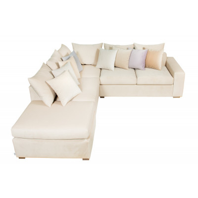 Hoekbank Chesterfield Gestoffeerde Sofa Kussen Zitplaatsen Hoekbanken Nieuw Fluwelen Hoekset