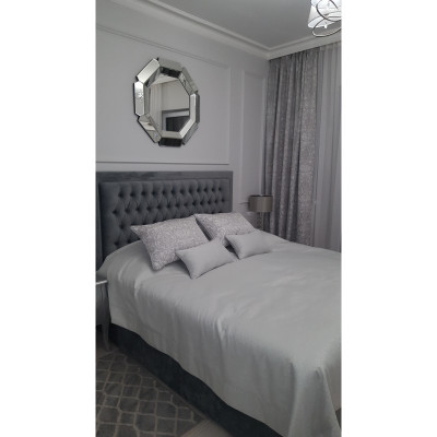 Chesterfield bed gestoffeerd tweepersoons hotel decoratie bedden slaapkamer 140x200cm