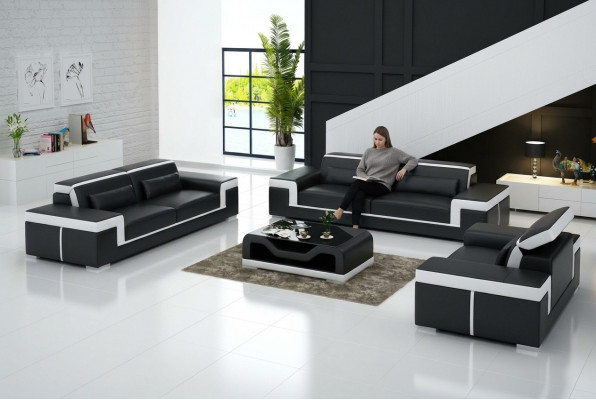 Sofa set Moderne woonkamer bank bankstel 3+2+1 compleet set nieuw