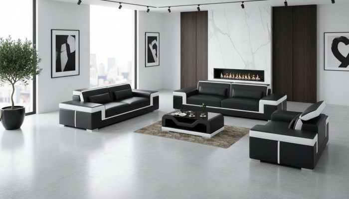 Sofa set Moderne woonkamer bank bankstel 3+2+1 compleet set nieuw