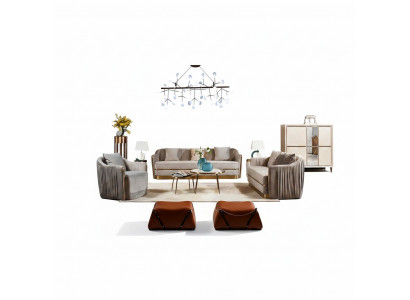 Garnitur Couch Polster Textil Sofa Couchen Polster Sitz Garnituren 321 Designer
