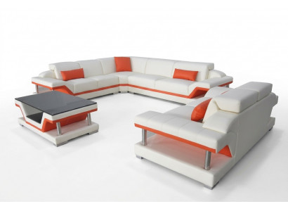 Hoekbank Bank Hoekbank Salontafel Compleet Set Zitkussen Hoekbank Bank USB