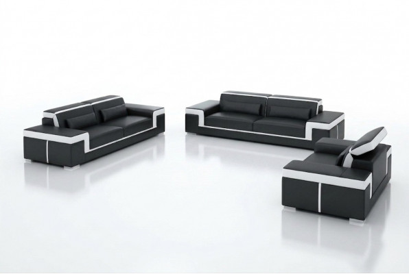 Ontwerp leren bank bank gestoffeerde bank bank bank bank bankbank 3-zits woonkamer zit nieuw