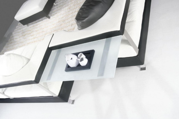 Leren bank bank woonlandschap hoekbank hoekstel ontwerp modern bankstel + USB nieuw