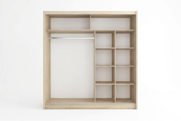 Multifunctionele plankenkast Decoratieplank Opbergkasten Kledingkasten 200cm