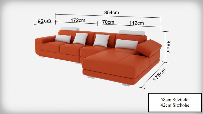 Leren bank bank woonlandschap hoekbank hoekbank set design moderne bank met USB