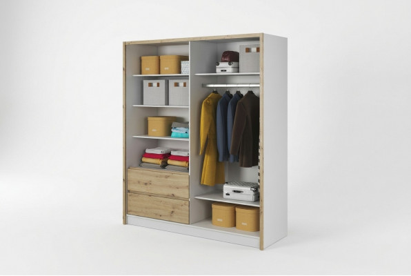 Meervoudige rekken kast garderobe plank opslag kledingkasten 180cm nieuw