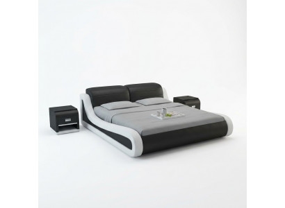 Waterbed Hotel Dubbel bed Bedden + USB Compleet Leren Bed Waterboxspring