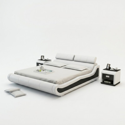 Waterbed Hotel Double Bed Beds Met USB Complete Leather Bed Upholstered Bed Water