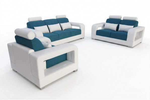 Sofa Bank Bekleding Woonlandschap Zitmeubel Set Garnituur 3+2+1 Banken met USB