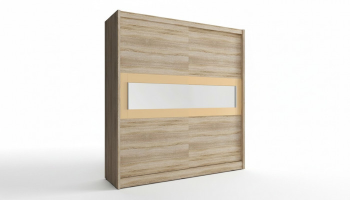 Ontwerp kledingkast schuifkasten hout zwevende kledingkast deuren