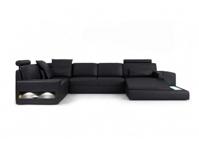Textiel stoffen bankbank bank bank kussen woonlandschap design banken hoekbank USB LED