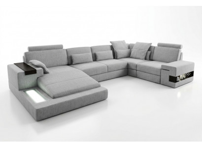 Ontwerp Bank Hoekbank + USB Bankstel Bekleding Zit Hoek Bankstellen Woonlandschap