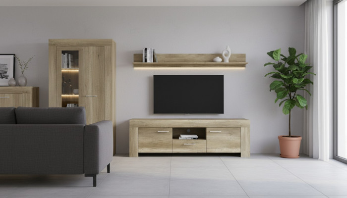 Regal + RTV-kast Sideboard TV SRTV155+P155 TV-wand