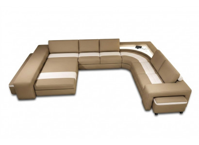 Hoekbank Hoekbank Bank Woonlandschap Zitkussen Bank Sofa Bankstel