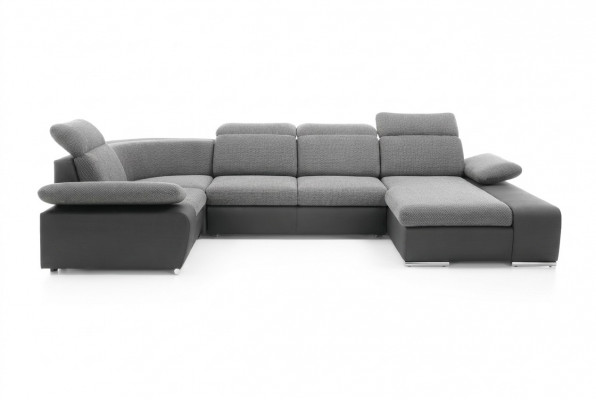 Hoekbank U-vorm Bank Woonlandschap Set Bekleding Slaapfunctie Ontwerp